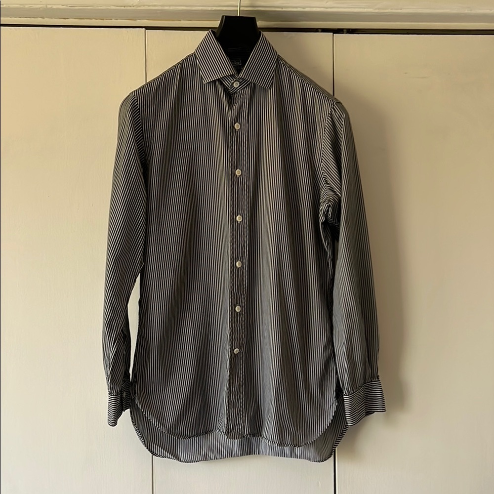 Polo by Ralph Lauren Black and White Button Down Shirt size 15-33